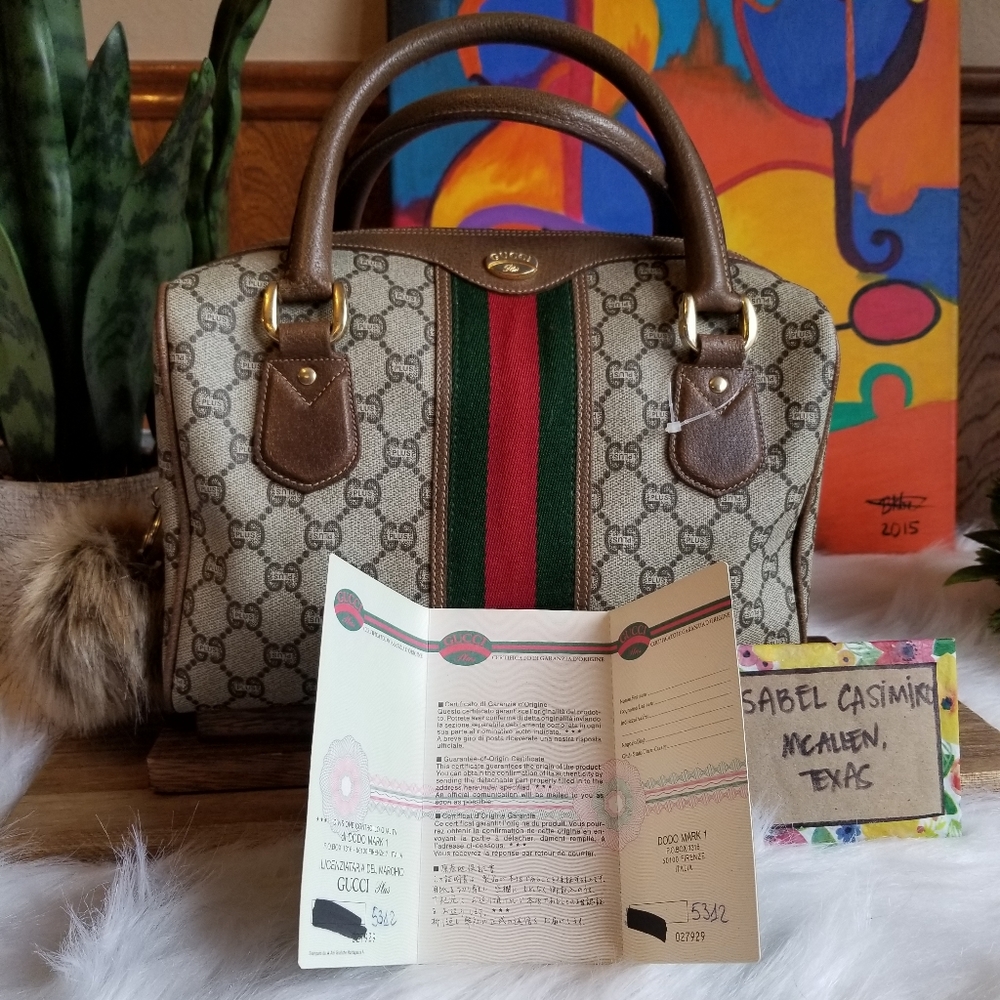 Vintage Gucci Boston Bag - Picture 14 of 16